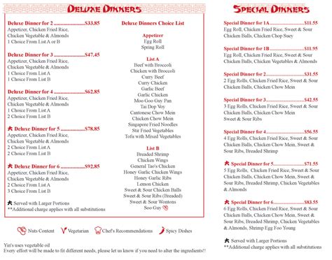 yins waterford|Menu for Yins Restaurant in Waterford, ON 